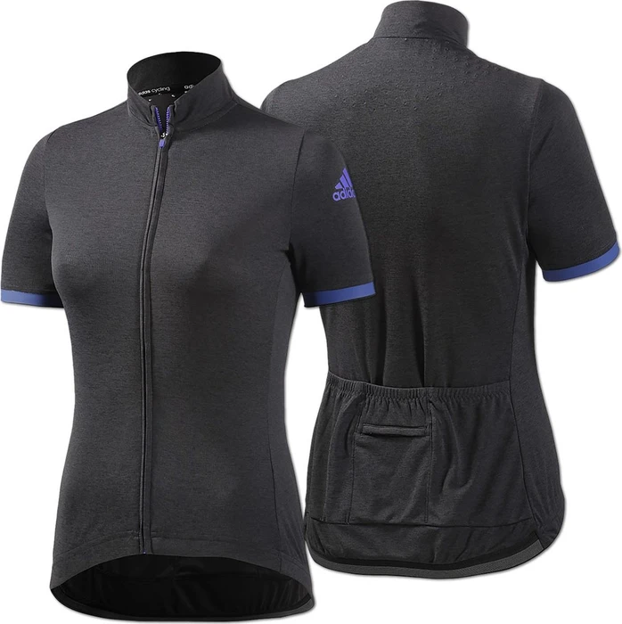 adidas Supernova Climachill Trikot kurzarm black mel/night flash (Damen)