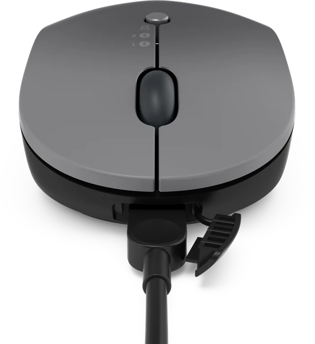 Lenovo Go Wireless Multi-Device Mouse Storm Grey, USB/Bluetooth