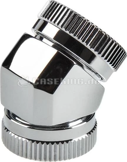 Phanteks Glacier Verbinder für Rohre 45° 12mm chrome