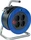 Brennenstuhl Garant Kompakt Kabeltrommel, Schuko auf 4x Schuko, 15m, IP20, H05VV-F 3G1,5 (1079180004)