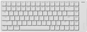 Lofree Flow 2 84, Silver, LEDs weiß, Kailh LOW PROFILE Surfer, USB/Bluetooth, US