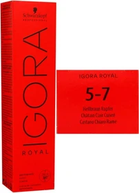 Schwarzkopf Igora Royal Haarfarbe 5/7 hellbraun kupfer, 60ml