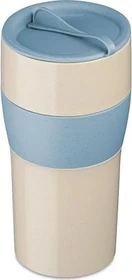 koziol Aroma To Go XL Isolierbecher 700ml nature desert sand/nature flower blue