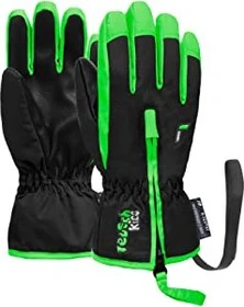 Reusch Ben Handschuhe black/neon green (Junior)