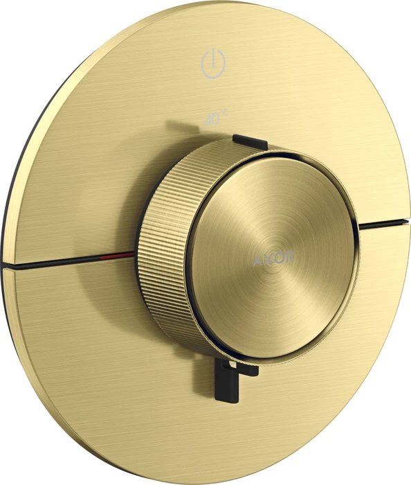 Hansgrohe Axor ShowerSelect ID rund Thermostat für 1 Verbraucher brushed brass