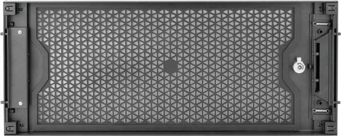 SilverStone RAC41-FP-430, Frontplatte mit Schloss, für SilverStone RM41-506 / RM41-H08, schwarz