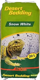 Lucky Reptile Desert Bedding Terrarienerde Snow White, 20l