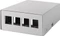 LogiLink Konsolidierungspunkt-Gehäuse für RJ-45 Keystone Module, 4-Port, grau Vorschaubild