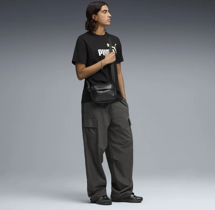Puma Essentials 2 Colour No. 1 Logo T-Shirt kurzarm puma black/apple spritz (Herren)