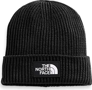 The North Face Logo Box mit Umschlag Beanie tnf black