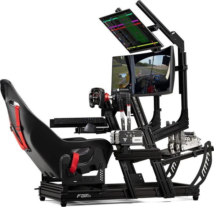 Next Level Racing F-GT Elite Lite Simulator Cockpit, Wheel Plate Edition
