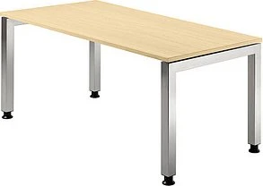 Hammerbacher Ergonomic Plus J-Serie VJS16/3/S Schreibtisch 160x80cm Ahorn/silber