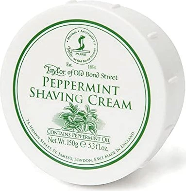 Taylor of Old Bond Street Peppermint Rasiercreme, 150g