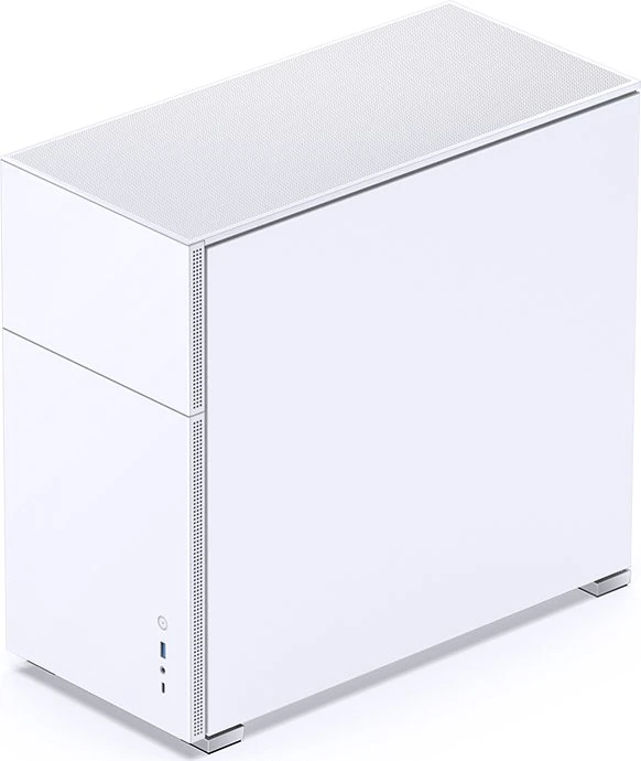 Jonsbo D41 White, weiß, Glasfenster