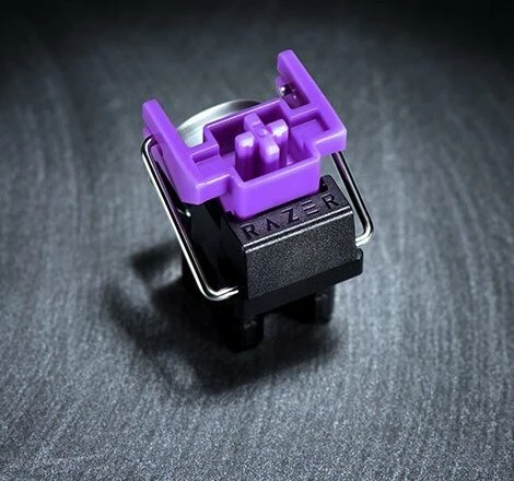 Razer Huntsman Mini, Mercury White, Razer Clicky Optical PURPLE, USB, ND