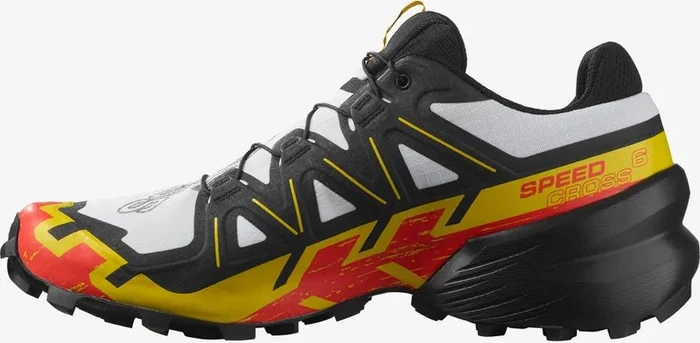 Salomon Speedcross 6 white/black/empire yellow (Herren)