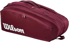 Wilson Defyer 9 Pack Tennistasche burgundy