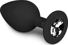 EasyToys Diamond Analplug mittelgroß schwarz