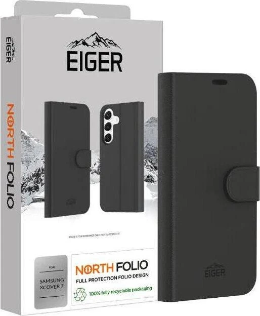 Eiger North Folio Case für Samsung Galaxy XCover 7 schwarz