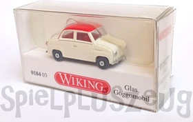 Wiking Glas Goggomobil perlweiß/verkehrsrot