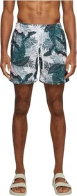 Urban Classics Pattern Badeshorts palm leaves/bar stripe (Herren)