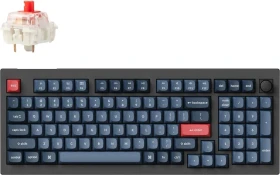 Keychron V5 Max, Carbon Black, 96%, LEDs RGB, hot-swap, Gateron Jupiter RED, USB/Bluetooth, US