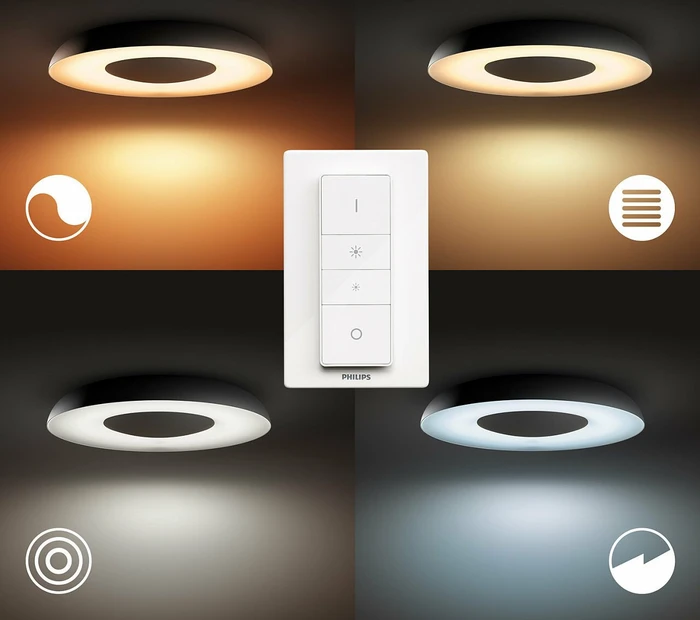 Philips Hue White Ambiance Still schwarz