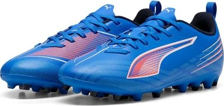 Puma Ultra 6 Play MG ultra blue/puma white/glowing red (Junior)