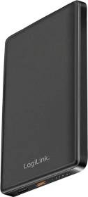 LogiLink Magnetische Powerbank 5000mAh 15W schwarz