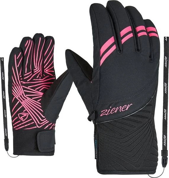 Ziener Kiwa AS Skihandschuhe schwarz (Damen)