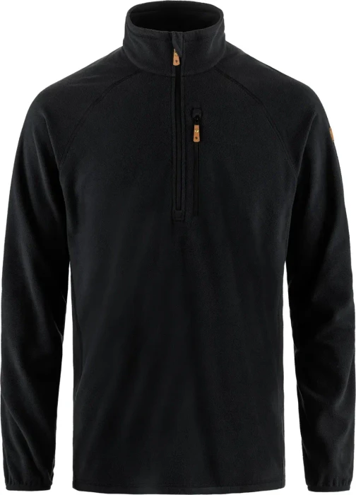 Fjällräven Övik Lite Fleece Half Zip Pullover schwarz (Herren)