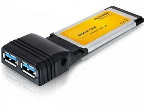 DeLOCK 2x USB-A 3.0, ExpressCard/34