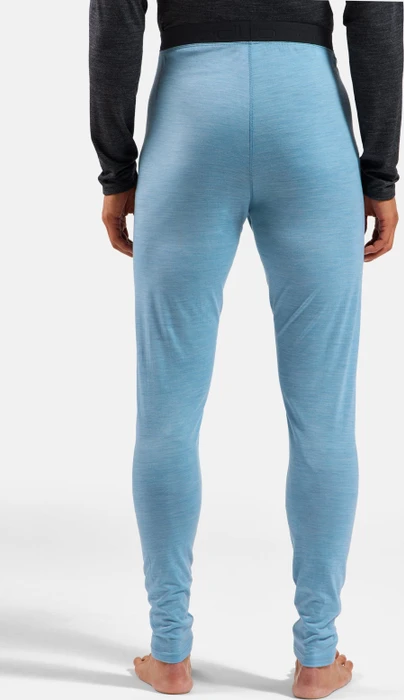 Odlo Natural Performance Wool 150 Base Layer Hose lang provincial blue melange/black (Herren)