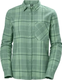 Helly Hansen Lokka Flannel Hemd langarm jade (Damen)