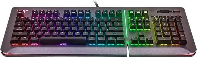 Thermaltake Level 20 RGB Titanium Gaming Keyboard grau, MX SPEED RGB Silver, USB, US
