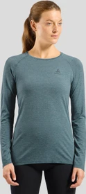 Odlo Essential Seamless Funktionsshirt langarm provincial blue melange (Damen)