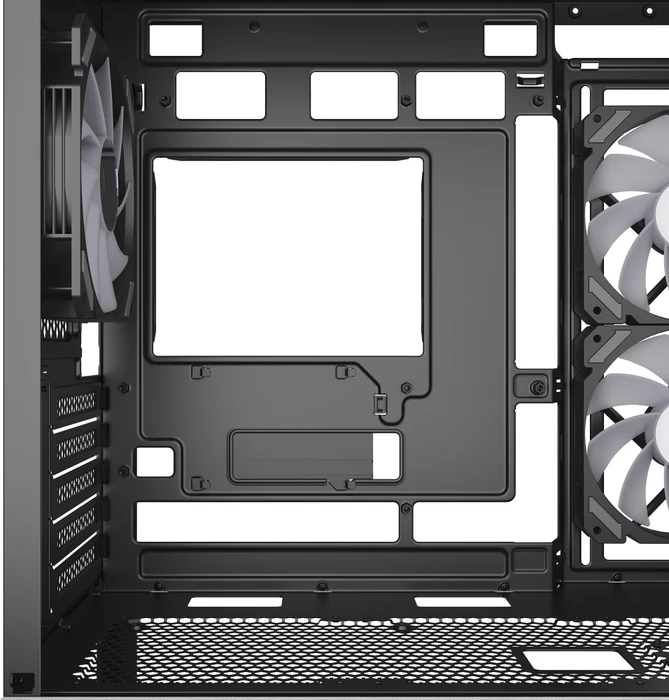 Sharkoon MK7 ARGB Black, Glasfenster