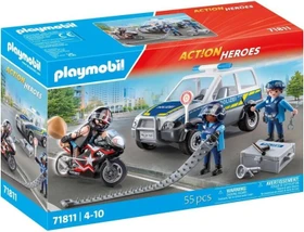 playmobil Action Heroes Polizei auf Verbrecher-Jagd