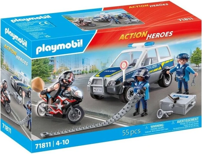 playmobil Action Heroes Polizei auf Verbrecher-Jagd