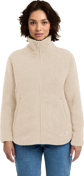 Jack Wolfskin High Curl Fleece Jacke oyster (Damen)