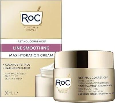 RoC Retinol Correxion Line Smoothing Max Hydration Cream, 50ml
