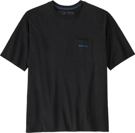 Patagonia Boardshort Logo Pocket Responsibili-Tee T-Shirt kurzarm ink black (Herren)