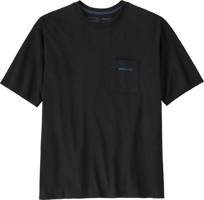 Patagonia Boardshort Logo Pocket Responsibili-Tee T-Shirt kurzarm ink black (Herren)