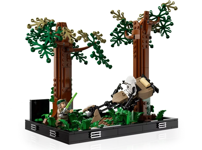 LEGO Star Wars - Verfolgungsjagd auf Endor Diorama