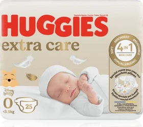 Huggies Extra Care Gr.0 Einwegwindel, 0-4kg, 25 Stück
