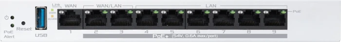 ASUS ExpertWiFi EBG19P Gigabit Router, 9x RJ-45, 123W PoE+