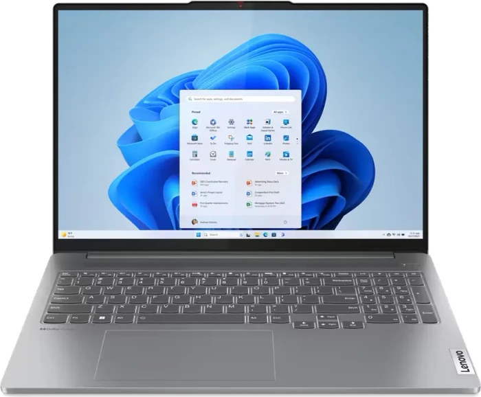 Lenovo IdeaPad Pro 5 16IMH9, Arctic Grey, Core Ultra 9 185H, 32GB RAM, 1TB SSD, DE