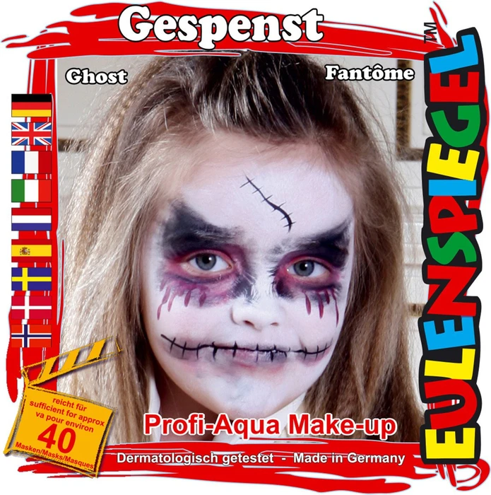 Eulenspiegel Gespenst Schmink-Palette