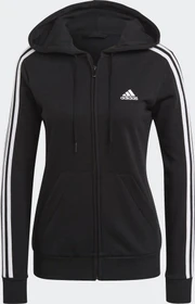 adidas Essentials French Terry 3-Streifen Hoodie schwarz/weiß (Damen)