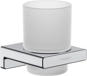 Hansgrohe AddStoris Zahnputzbecher mit Halter chrom